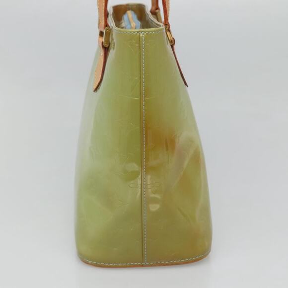 LOUIS VUITTON Monogram Vernis Houston Hand Bag Baby Blue M91005 - Picture 4 of 12